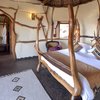 Room set up at the rustic Satao Elarai camp in Tsavo