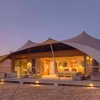 Modern tent structure at Namiri Plains
