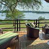 Amazing views of the Nile River from your seating area at Chobe Safari Lodge