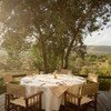 Outdoor dining set up with views of the Masai Mara at Serian the Original