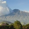 Aerial photo of Mount Meru