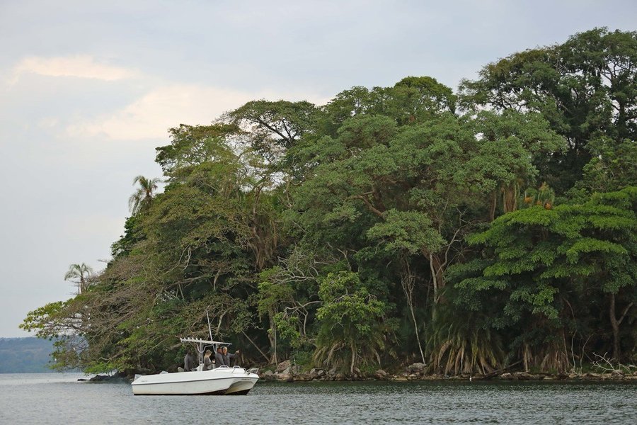 Boat ride tour at Rubondo National Park
