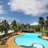 Swimming pool area with views of the Indian Ocean at Reef Hotel