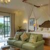 Experience luxury at its finest with The Bishop's House suite, offering breathtaking panoramic views of the volcanic mountains and lush gardens.
