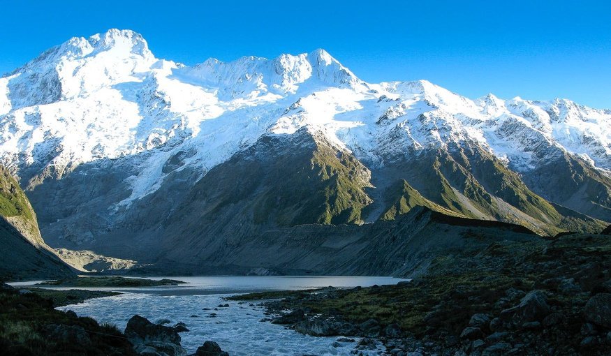 The ice-capped Rwenzori Mountain