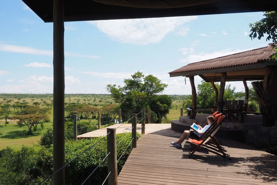 Views of the wilderness from the camp