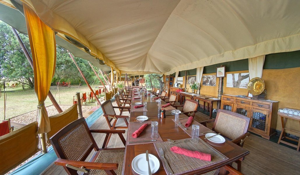 Dining Tent area at Elewana Elephant Pepper Camp