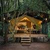 Luxurious tent set up at Saruni Mara Camp in Kenya