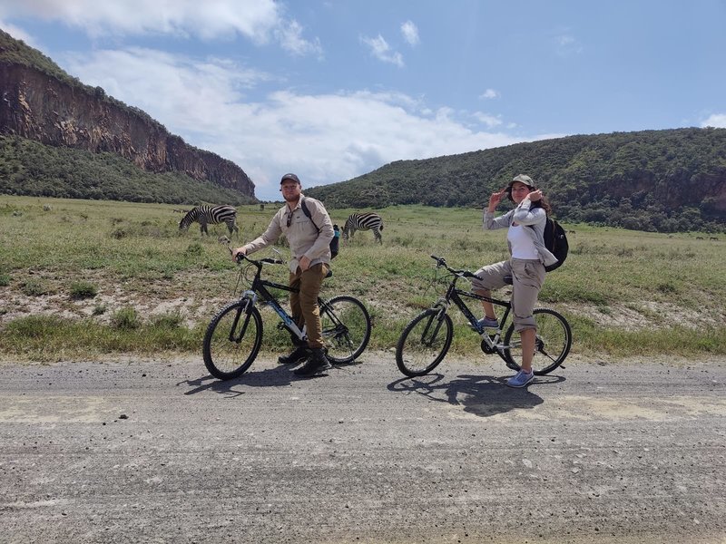Biking through Hell's Gate, spotting wildlife and relishing the landscape