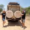 Travellers taking a break while on Tanzania Safari