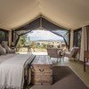 Tent setup at Entim Camp in Masai Mara