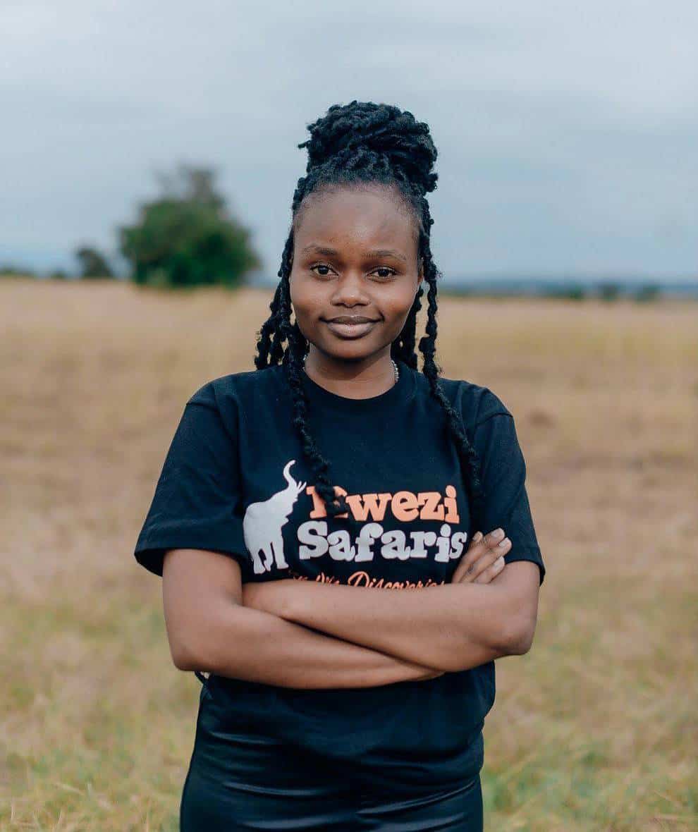 Diana a top guide in kwezi safaris