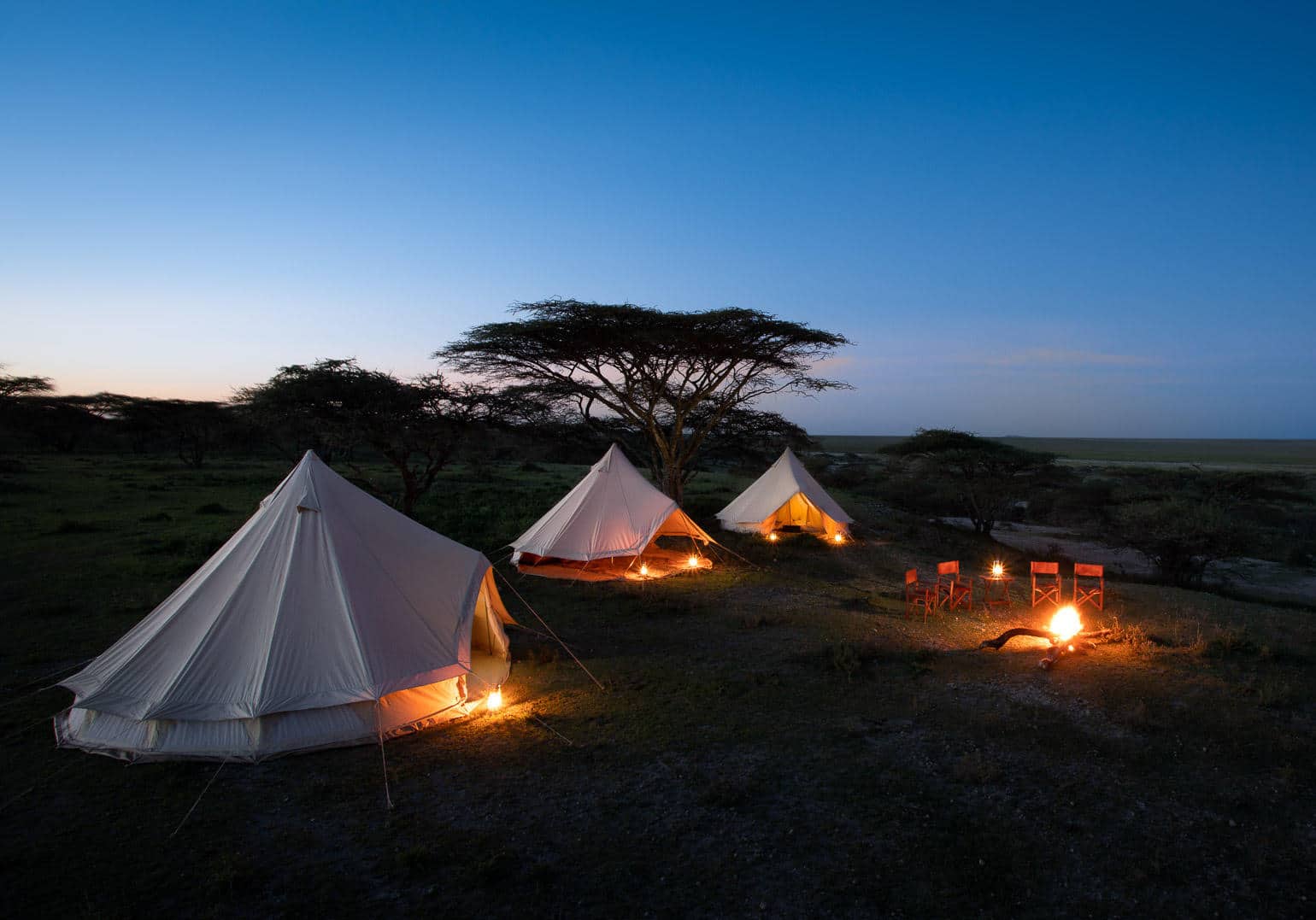 A view of Camping site.