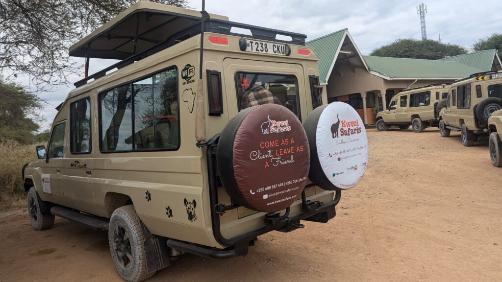 Kwezi Safaris premium safari vehicles in Tanzania