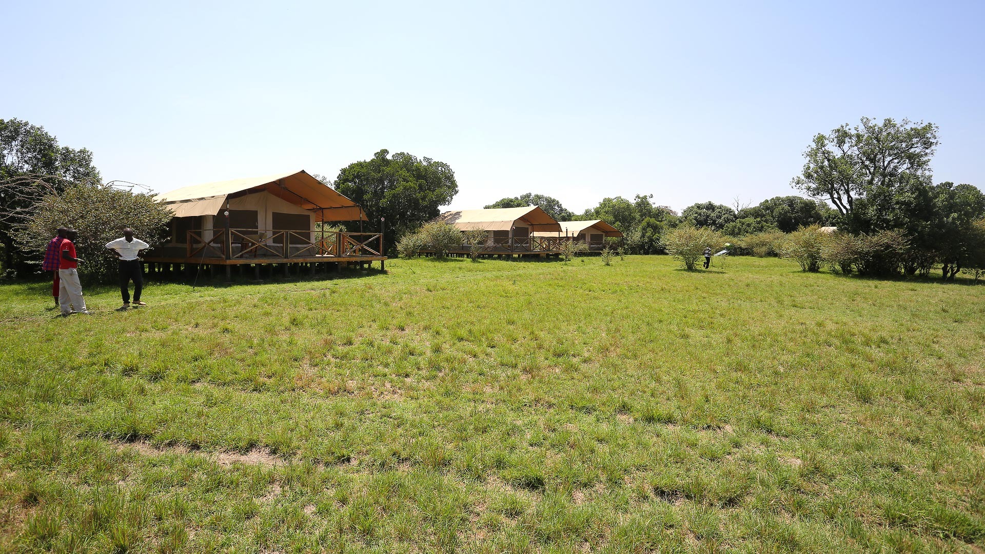 The tented suites at Loyk Mara Camp