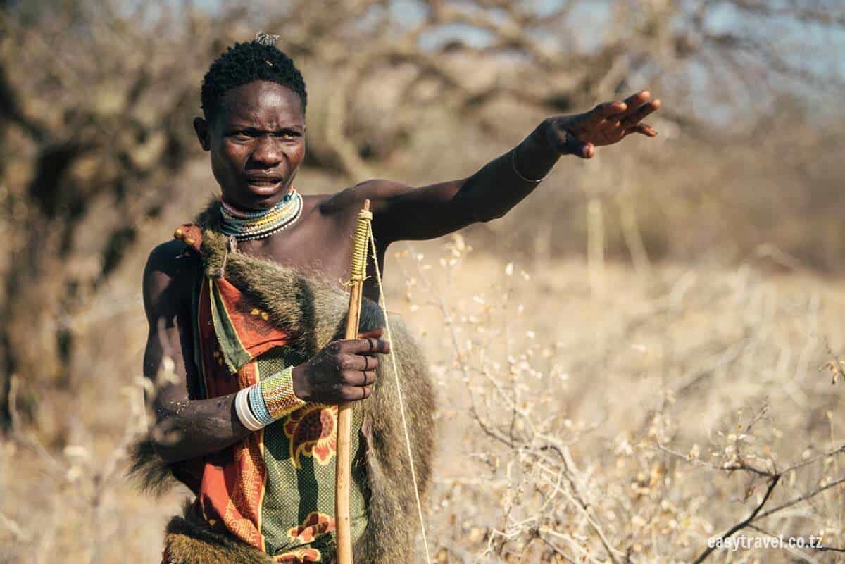 The Hadzabe people are hunters and gatherers