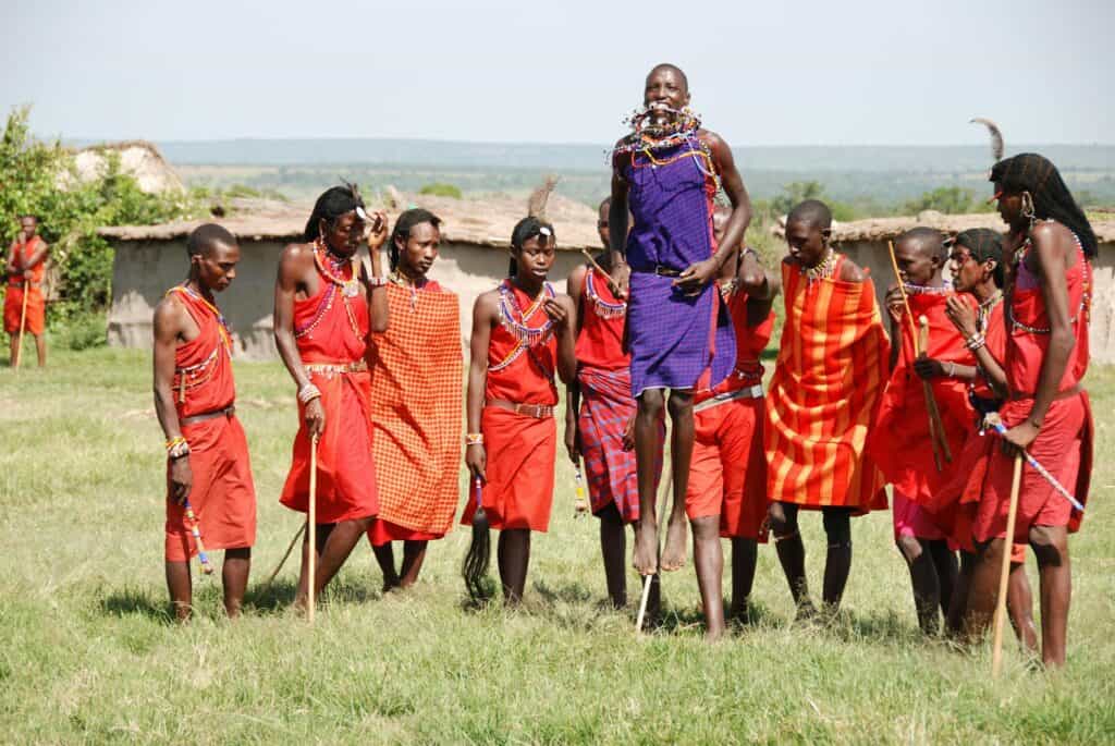 A photo of the maasai tribe