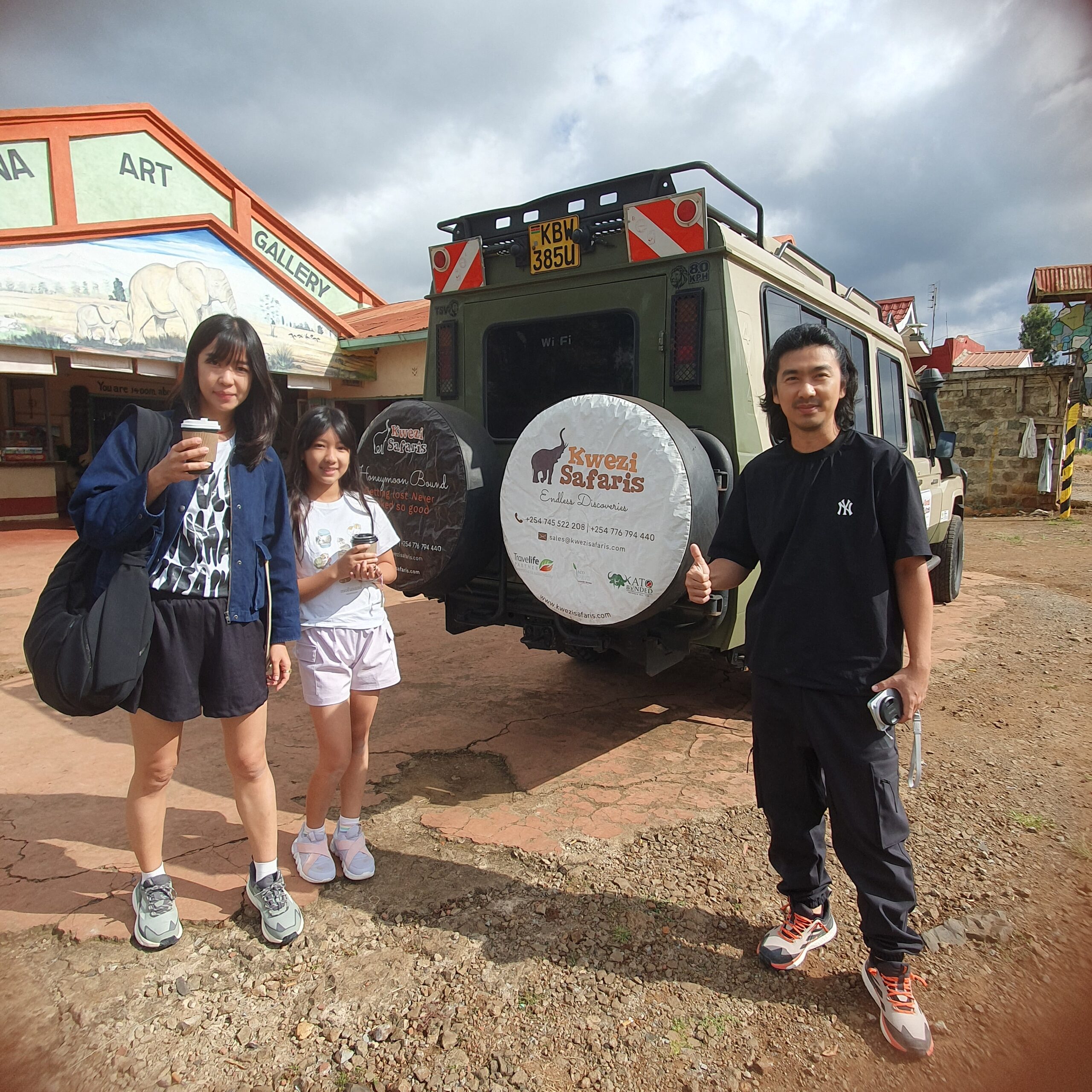 Kwezi Safaris fuel-efficient transfer vehicle